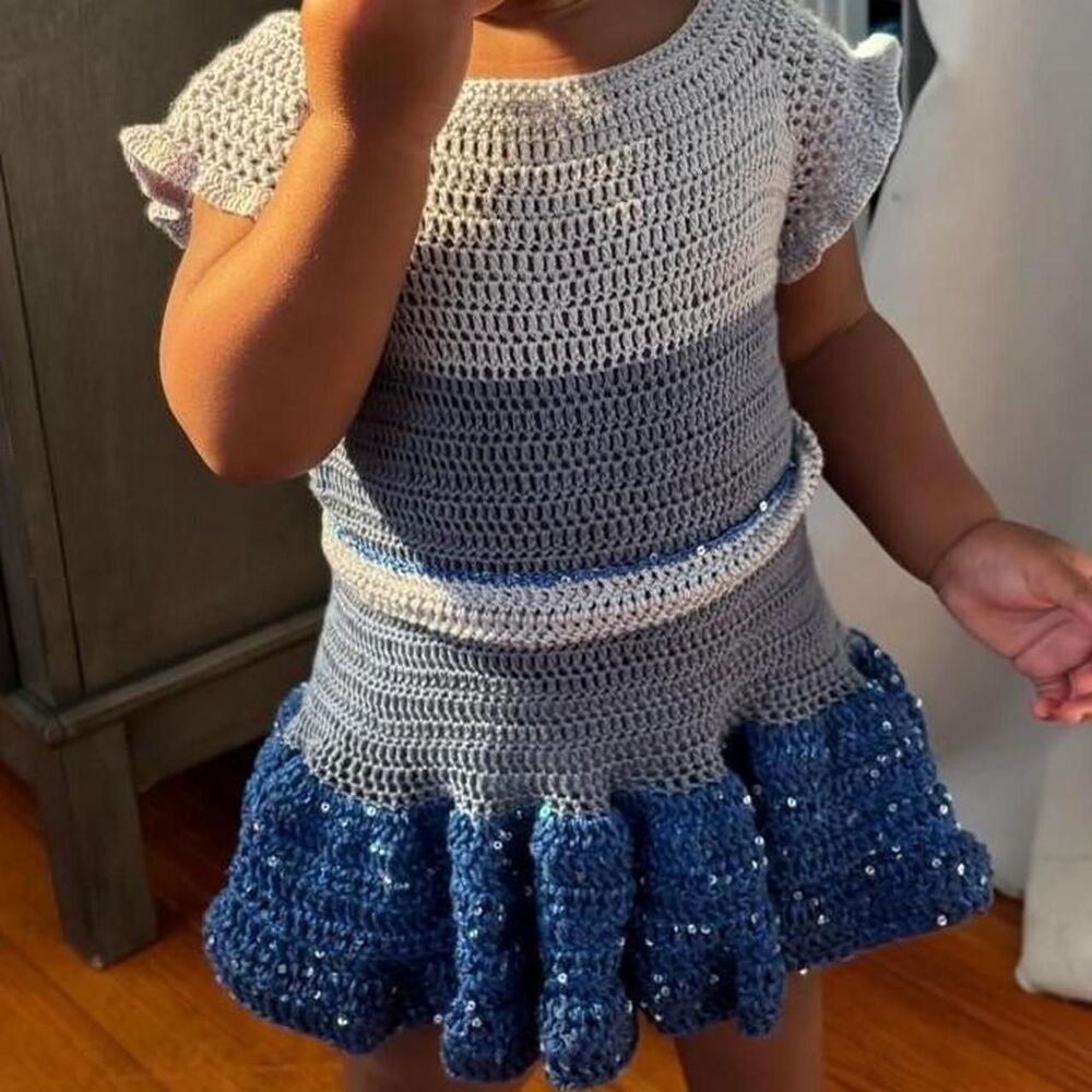Unbranded Blue and Navy Dress